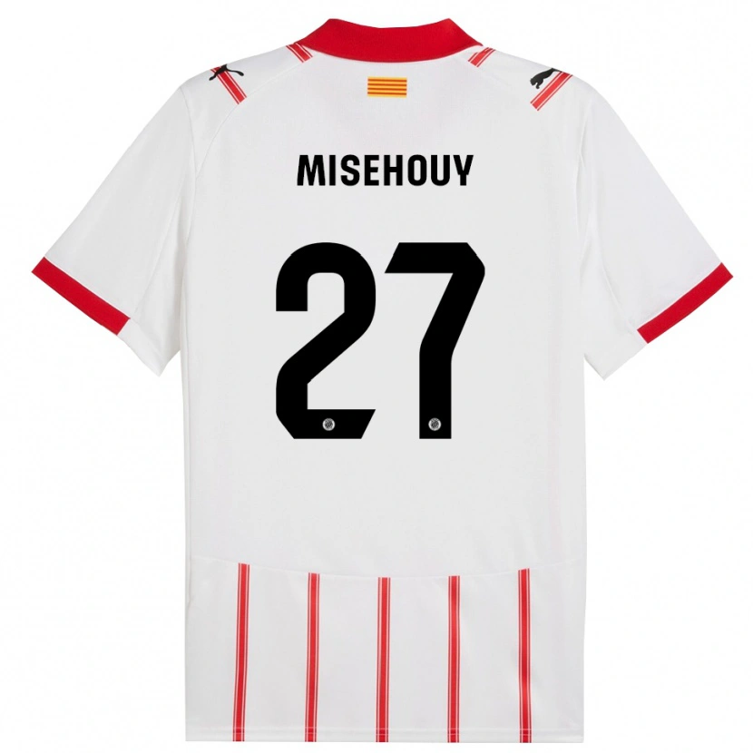 Danxen Herren Gabriel Misehouy #27 Weiß Rot Heimtrikot Trikot 2025/26 T-Shirt Österreich