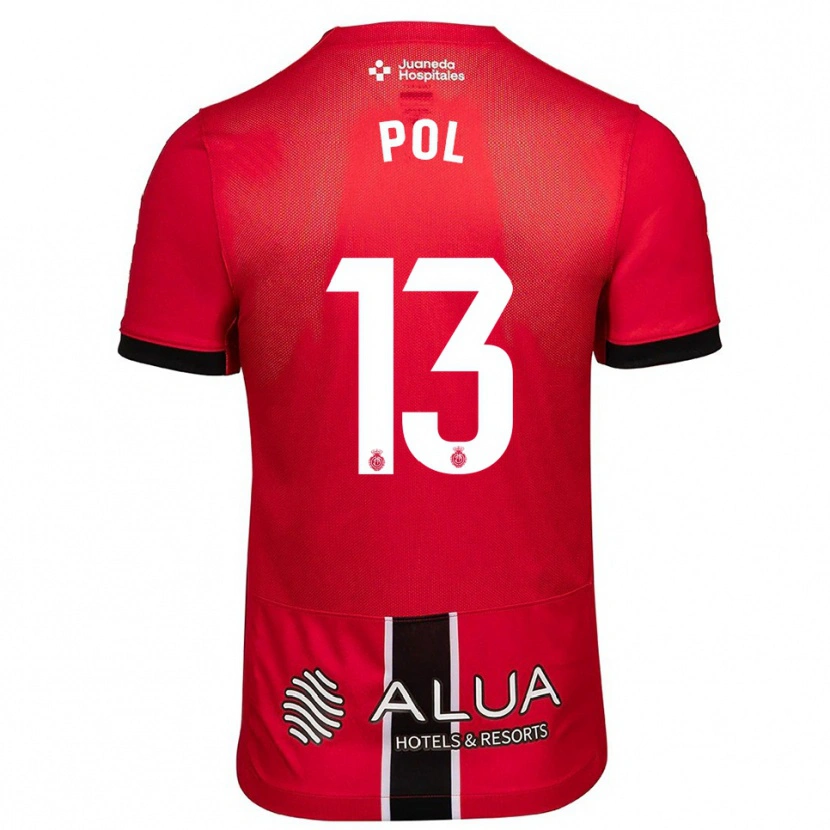 Danxen Herren Joan Pol #13 Rot Schwarz Heimtrikot Trikot 2025/26 T-Shirt Österreich