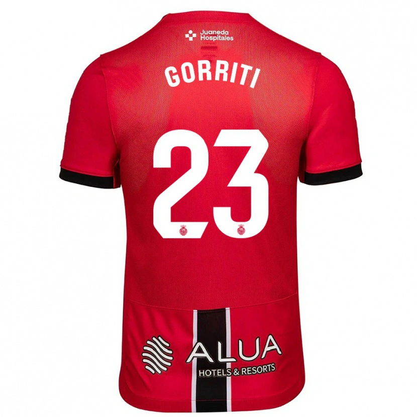 Danxen Herren Marcos Gorriti #23 Rot Schwarz Heimtrikot Trikot 2025/26 T-Shirt Österreich
