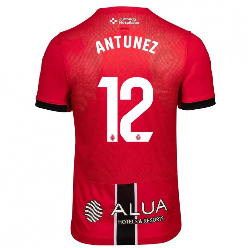 Danxen Herren Yahir Antúnez #12 Rot Schwarz Heimtrikot Trikot 2025/26 T-Shirt Österreich