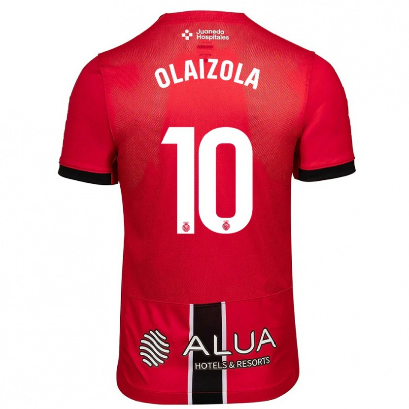 Danxen Herren Javier Olaizola #10 Rot Schwarz Heimtrikot Trikot 2025/26 T-Shirt Österreich