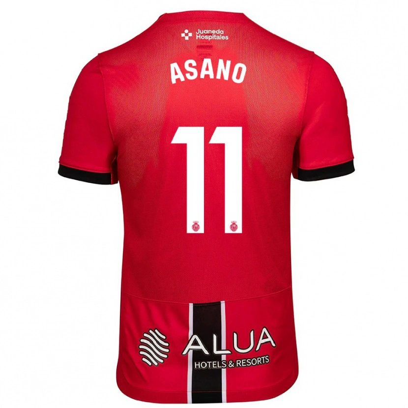Danxen Herren Takuma Asano #11 Rot Schwarz Heimtrikot Trikot 2025/26 T-Shirt Österreich