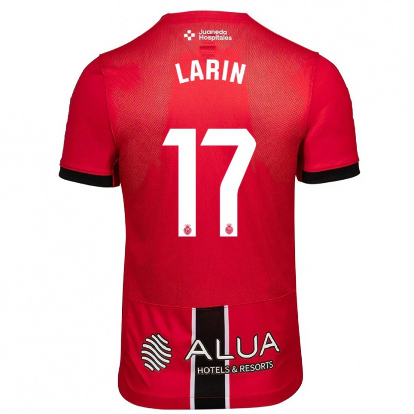 Danxen Herren Cyle Larin #17 Rot Schwarz Heimtrikot Trikot 2025/26 T-Shirt Österreich