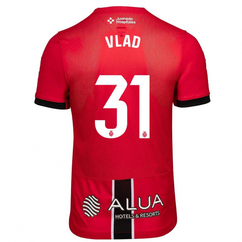 Danxen Herren Rares Vlad #31 Rot Schwarz Heimtrikot Trikot 2025/26 T-Shirt Österreich