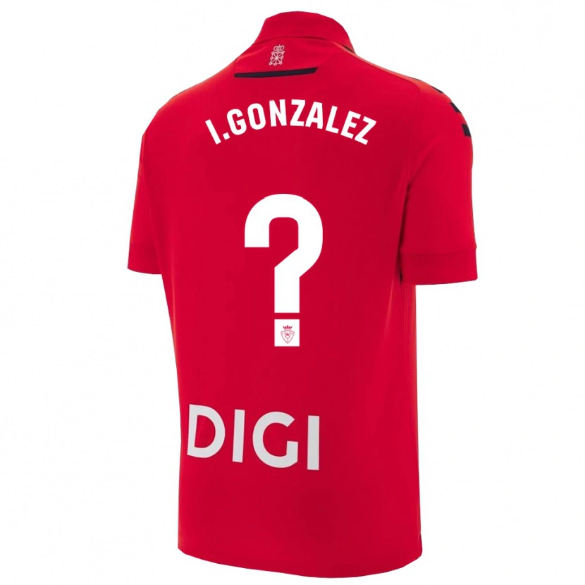 Danxen Herren Iker González #0 Rot Schwarz Heimtrikot Trikot 2025/26 T-Shirt Österreich