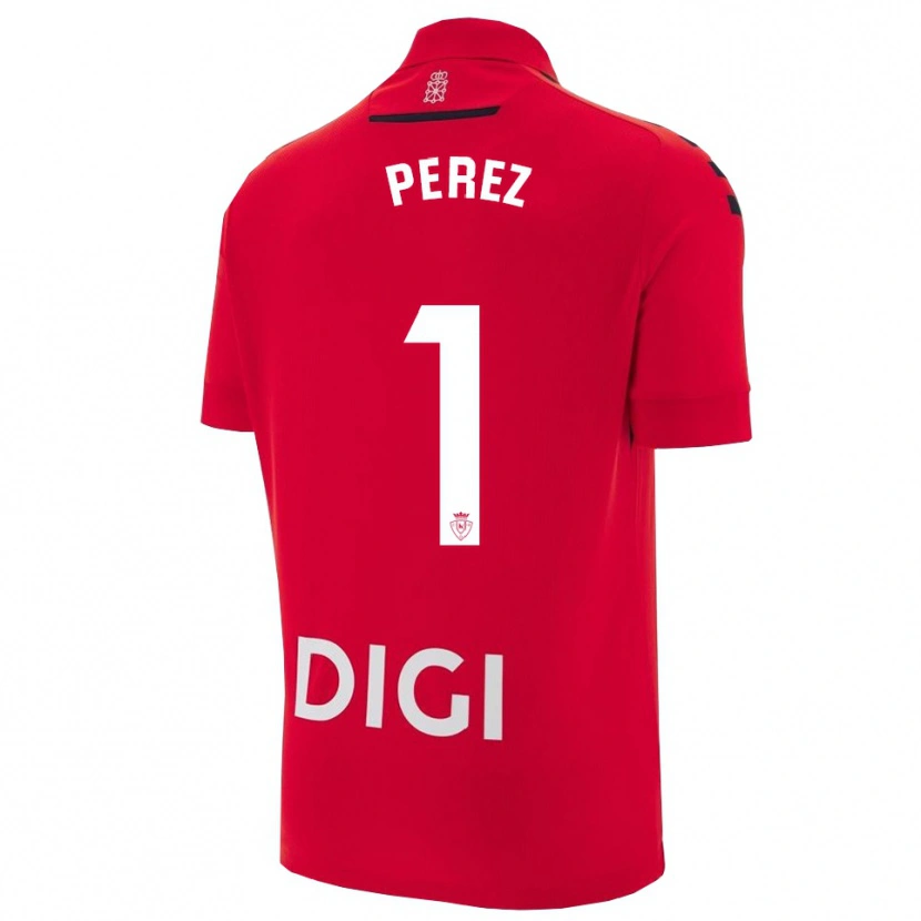 Danxen Herren Silvia Pérez Fernández De Romarategui #1 Rot Schwarz Heimtrikot Trikot 2025/26 T-Shirt Österreich