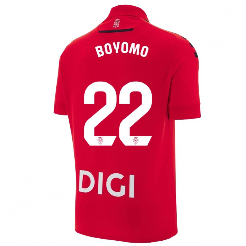 Danxen Herren Enzo Boyomo #22 Rot Schwarz Heimtrikot Trikot 2025/26 T-Shirt Österreich