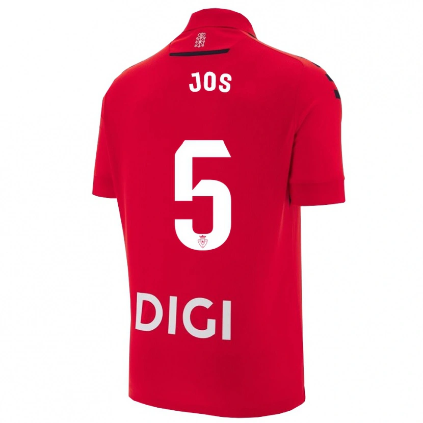 Danxen Herren Josune Urdaniz Maurin #5 Rot Schwarz Heimtrikot Trikot 2025/26 T-Shirt Österreich
