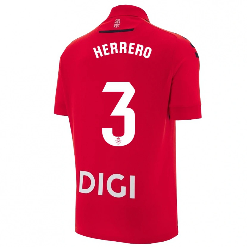 Danxen Herren Toni Herrero #3 Rot Schwarz Heimtrikot Trikot 2025/26 T-Shirt Österreich