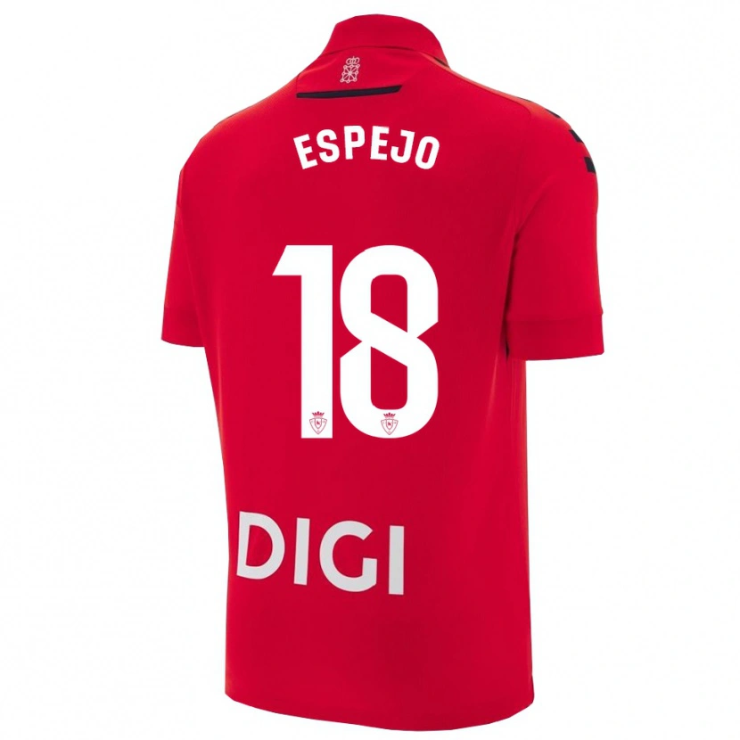 Danxen Herren Diego Espejo #18 Rot Schwarz Heimtrikot Trikot 2025/26 T-Shirt Österreich