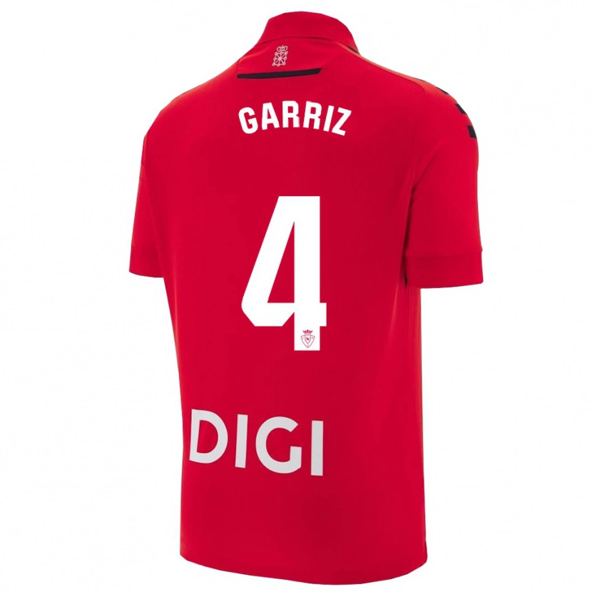 Danxen Herren Ibaider Garriz #4 Rot Schwarz Heimtrikot Trikot 2025/26 T-Shirt Österreich
