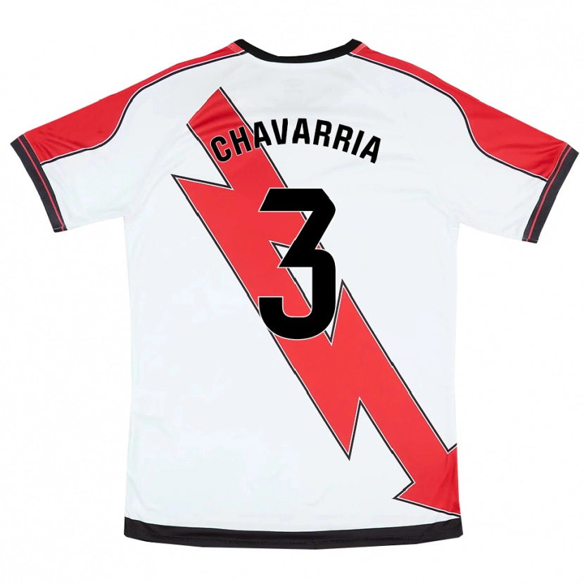 Danxen Herren Pep Chavarría #3 Weiß Rot Heimtrikot Trikot 2025/26 T-Shirt Österreich