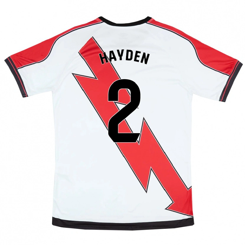 Danxen Herren Danielle Hayden #2 Weiß Rot Heimtrikot Trikot 2025/26 T-Shirt Österreich