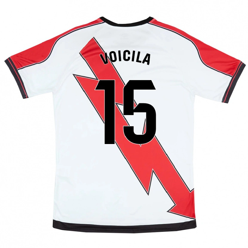 Danxen Herren Daniel Voicilă #15 Weiß Rot Heimtrikot Trikot 2025/26 T-Shirt Österreich