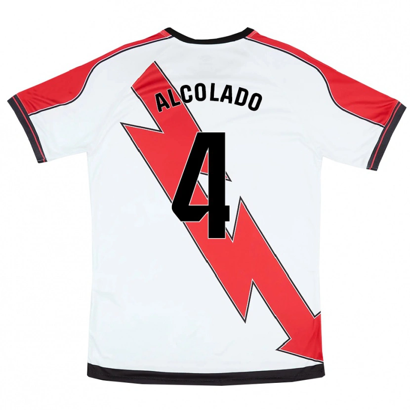 Danxen Herren Jaime Alcolado #4 Weiß Rot Heimtrikot Trikot 2025/26 T-Shirt Österreich