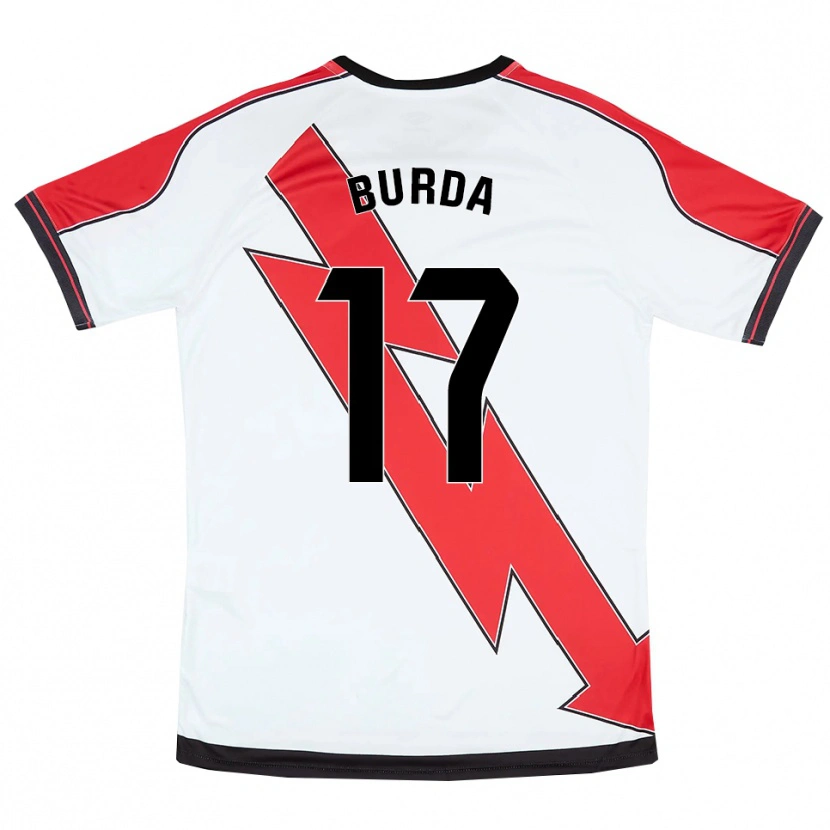 Danxen Herren Carmen Burdalo Perez #17 Weiß Rot Heimtrikot Trikot 2025/26 T-Shirt Österreich