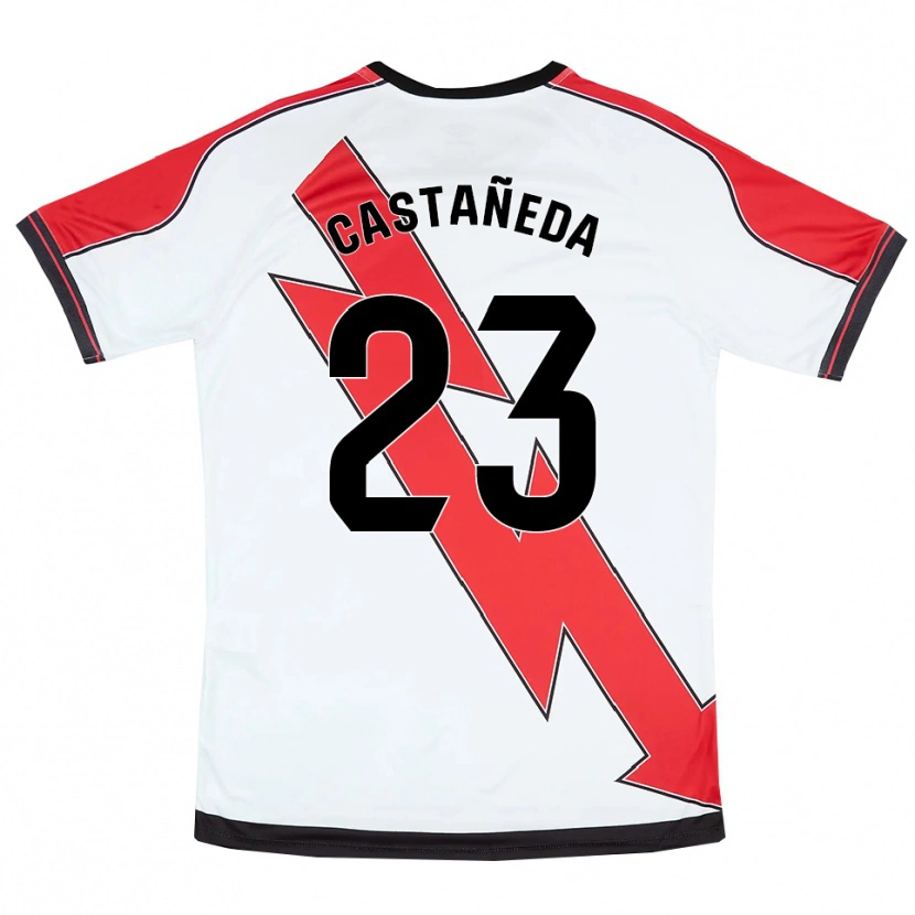 Danxen Herren Ana Sofía Castañeda Giraldo #23 Weiß Rot Heimtrikot Trikot 2025/26 T-Shirt Österreich