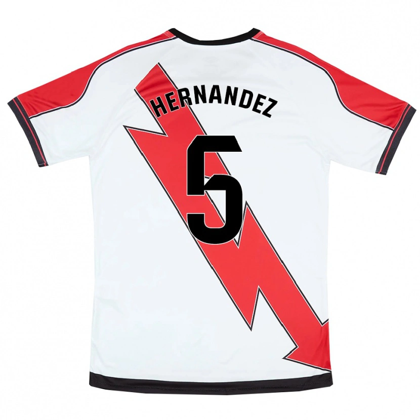 Danxen Herren Aridane Hernández #5 Weiß Rot Heimtrikot Trikot 2025/26 T-Shirt Österreich