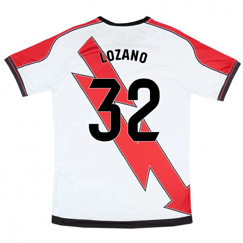 Danxen Herren Sergio Lozano #32 Weiß Rot Heimtrikot Trikot 2025/26 T-Shirt Österreich