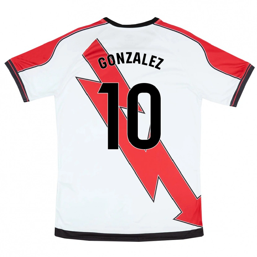 Danxen Herren Alba Gonzalez Perez #10 Weiß Rot Heimtrikot Trikot 2025/26 T-Shirt Österreich