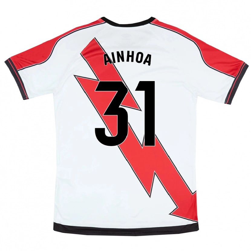 Danxen Herren Ainhoa Orgaz Alonso #31 Weiß Rot Heimtrikot Trikot 2025/26 T-Shirt Österreich