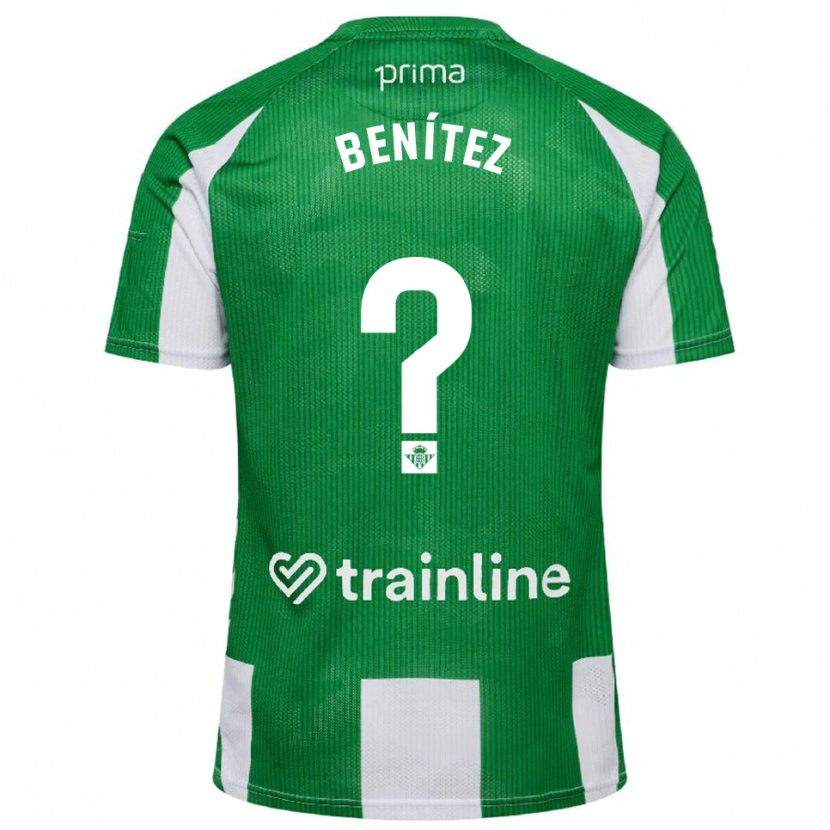 Danxen Herren David Benítez #0 Grün Weiß Heimtrikot Trikot 2025/26 T-Shirt Österreich