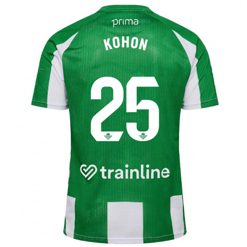 Danxen Herren Rudy Kohon #25 Grün Weiß Heimtrikot Trikot 2025/26 T-Shirt Österreich