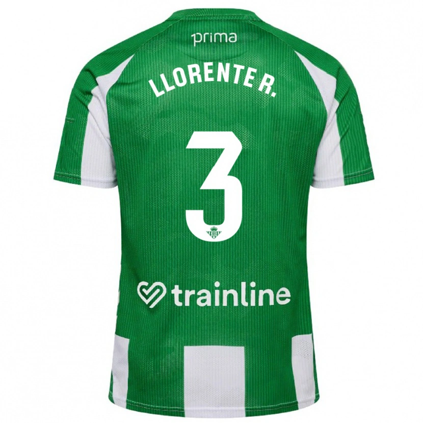 Danxen Herren Diego Llorente #3 Grün Weiß Heimtrikot Trikot 2025/26 T-Shirt Österreich