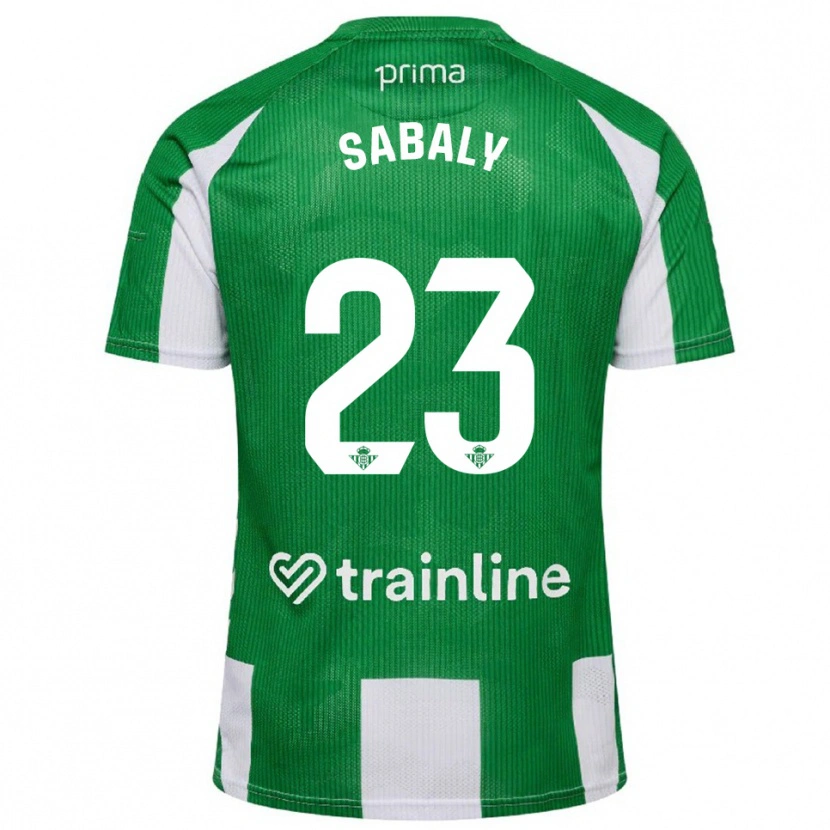 Danxen Herren Youssouf Sabaly #23 Grün Weiß Heimtrikot Trikot 2025/26 T-Shirt Österreich