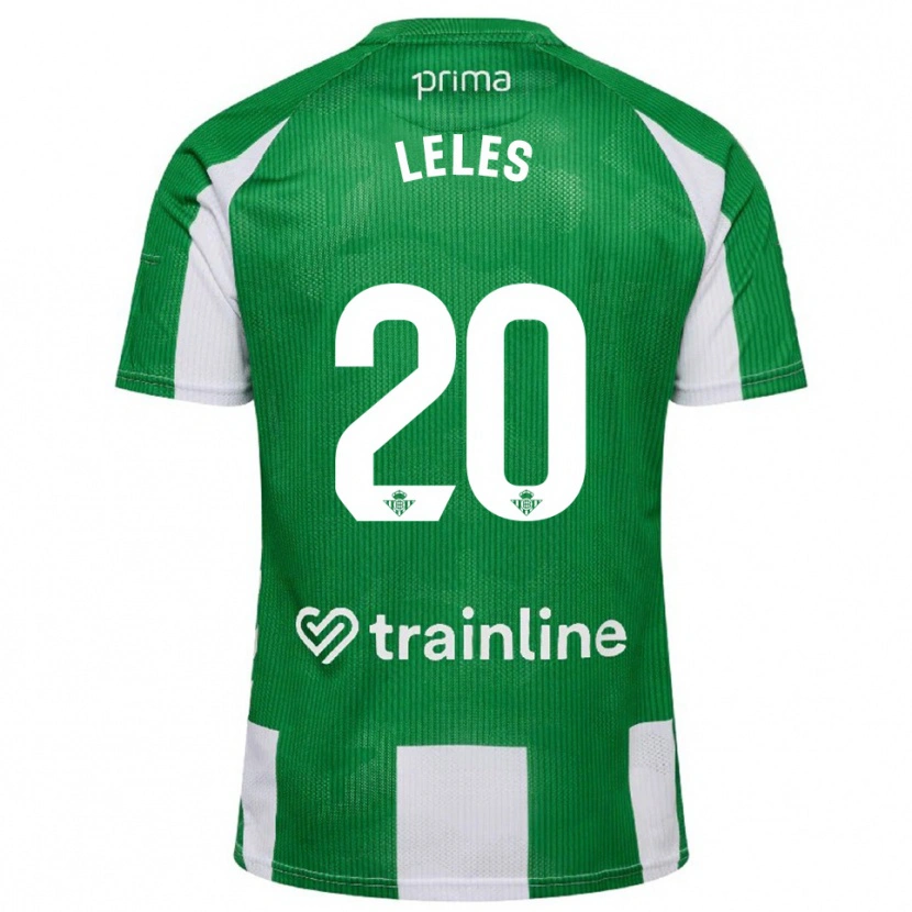Danxen Herren María De Los Ángeles Carrión Egido #20 Grün Weiß Heimtrikot Trikot 2025/26 T-Shirt Österreich