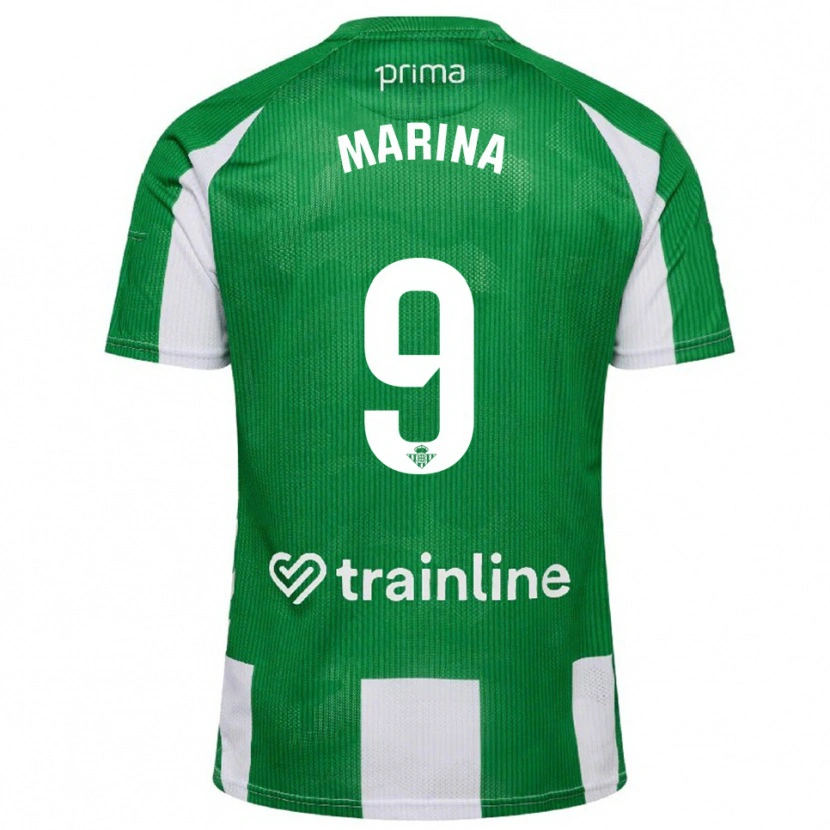 Danxen Herren Rodrigo Marina #9 Grün Weiß Heimtrikot Trikot 2025/26 T-Shirt Österreich