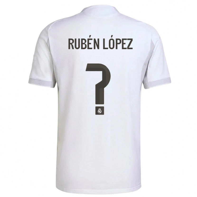 Danxen Herren Rubén López #0 Weiß Gelb Heimtrikot Trikot 2025/26 T-Shirt Österreich