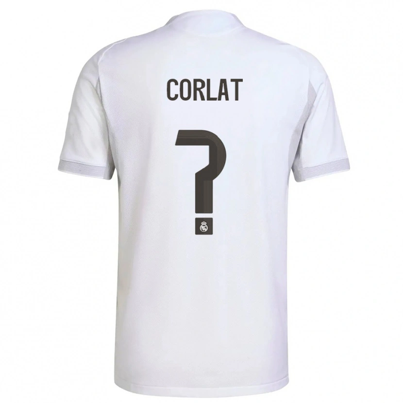 Danxen Herren Edu Corlat #0 Weiß Gelb Heimtrikot Trikot 2025/26 T-Shirt Österreich