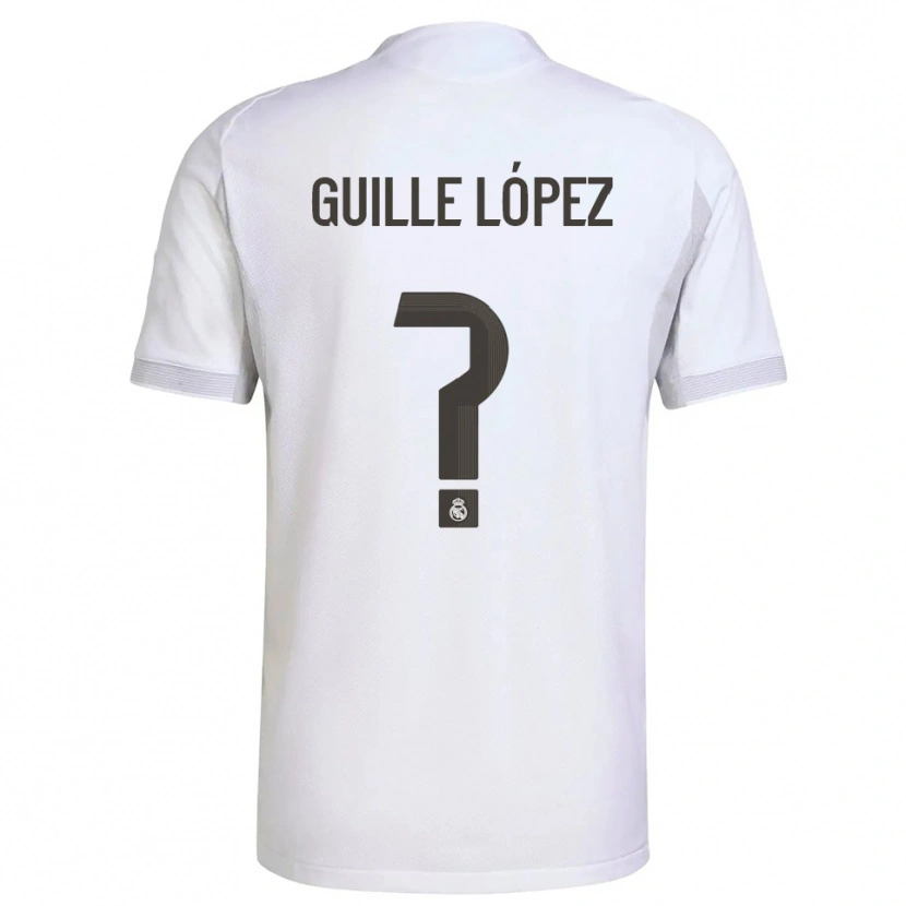 Danxen Herren Guille López #0 Weiß Gelb Heimtrikot Trikot 2025/26 T-Shirt Österreich