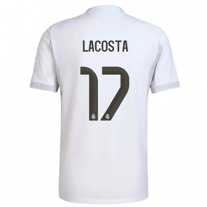 Danxen Herren Diego Lacosta #17 Weiß Gelb Heimtrikot Trikot 2025/26 T-Shirt Österreich