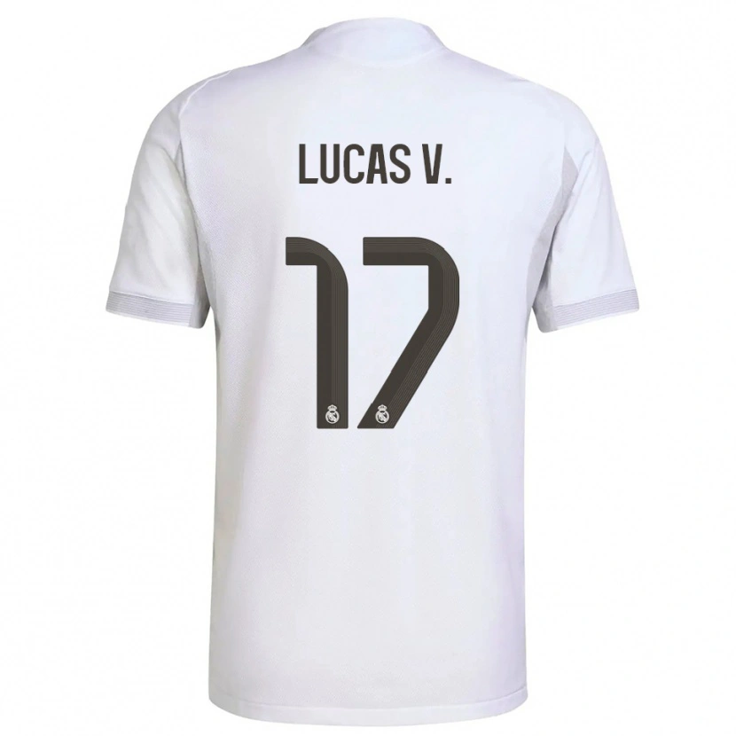 Danxen Herren Lucas Vazquez #17 Weiß Gelb Heimtrikot Trikot 2025/26 T-Shirt Österreich