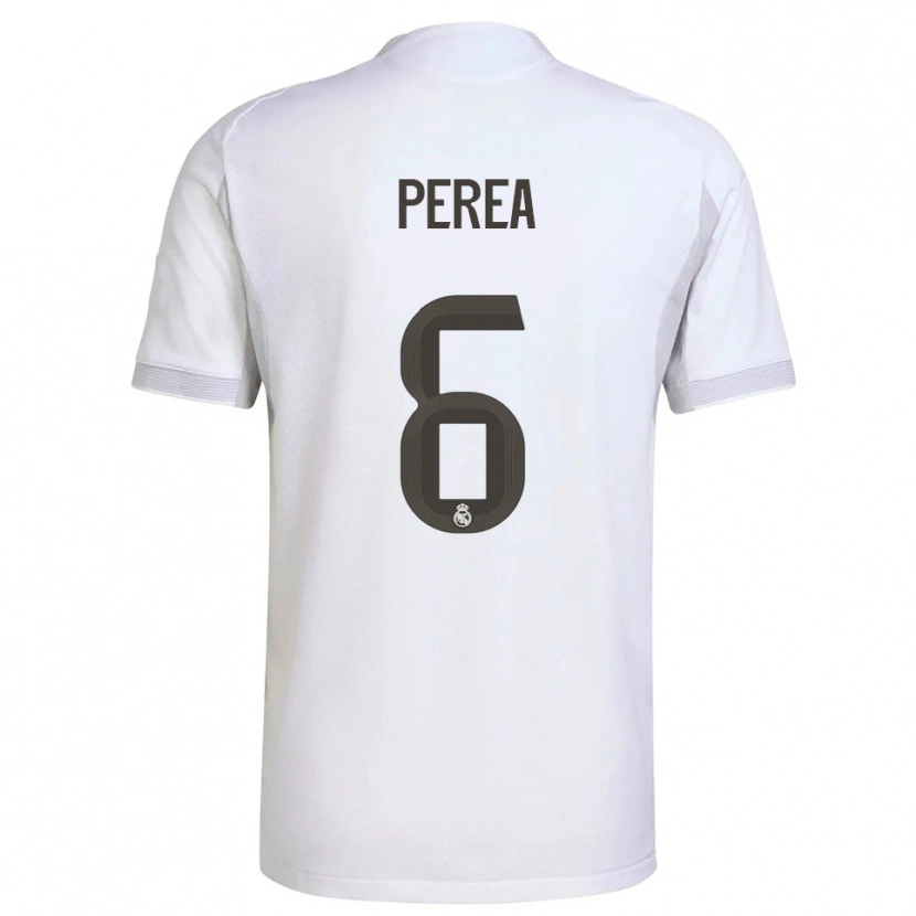 Danxen Herren Cristian Perea #6 Weiß Gelb Heimtrikot Trikot 2025/26 T-Shirt Österreich