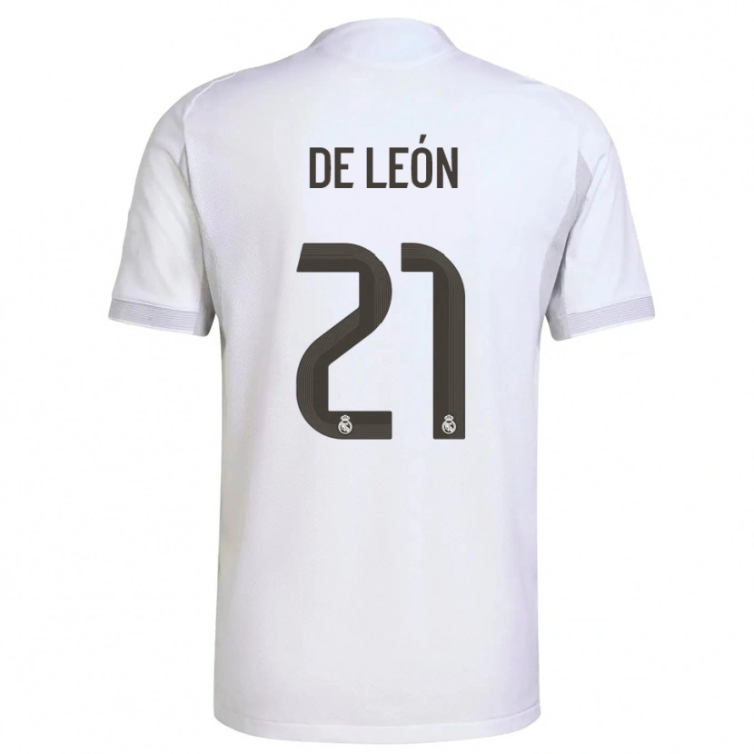 Danxen Herren Jeremy De León #21 Weiß Gelb Heimtrikot Trikot 2025/26 T-Shirt Österreich
