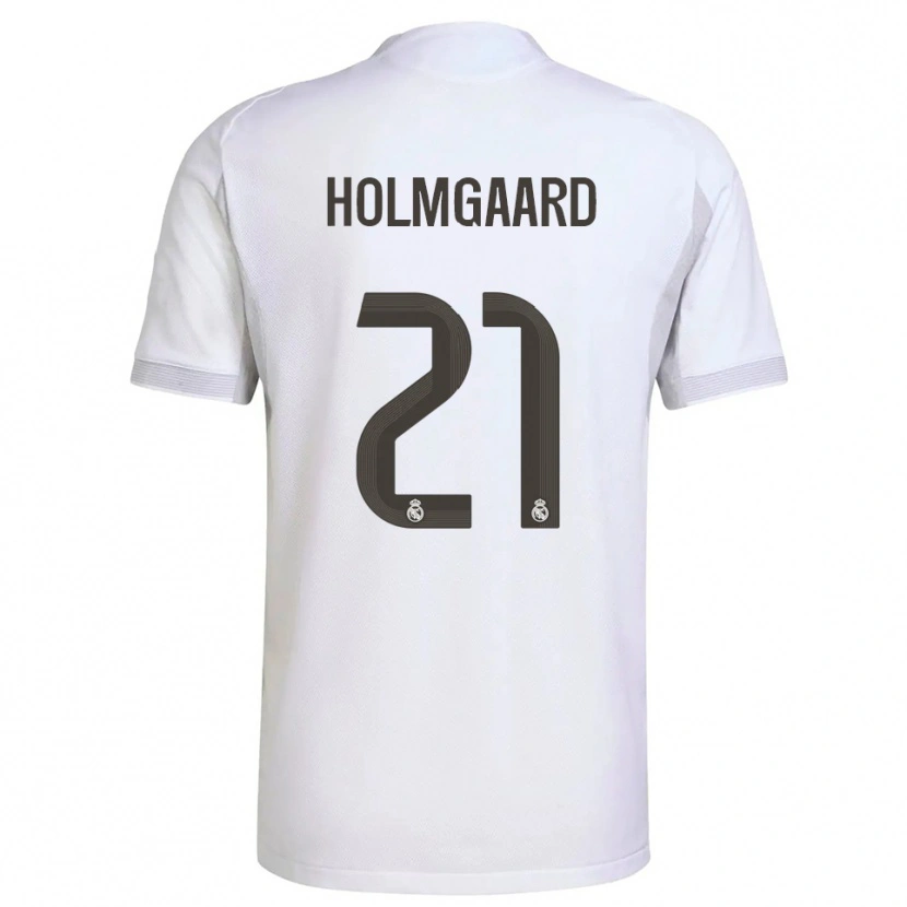 Danxen Herren Sara Rosted Holmgaard #21 Weiß Gelb Heimtrikot Trikot 2025/26 T-Shirt Österreich