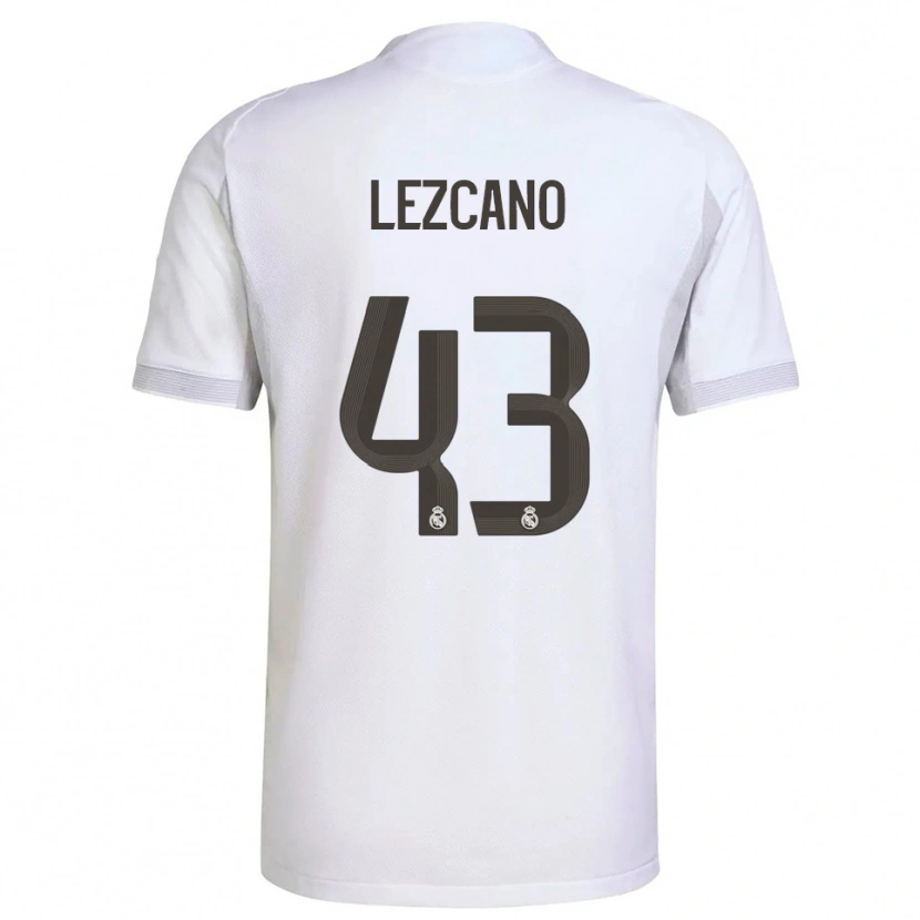 Danxen Herren Álvaro Lezcano #43 Weiß Gelb Heimtrikot Trikot 2025/26 T-Shirt Österreich