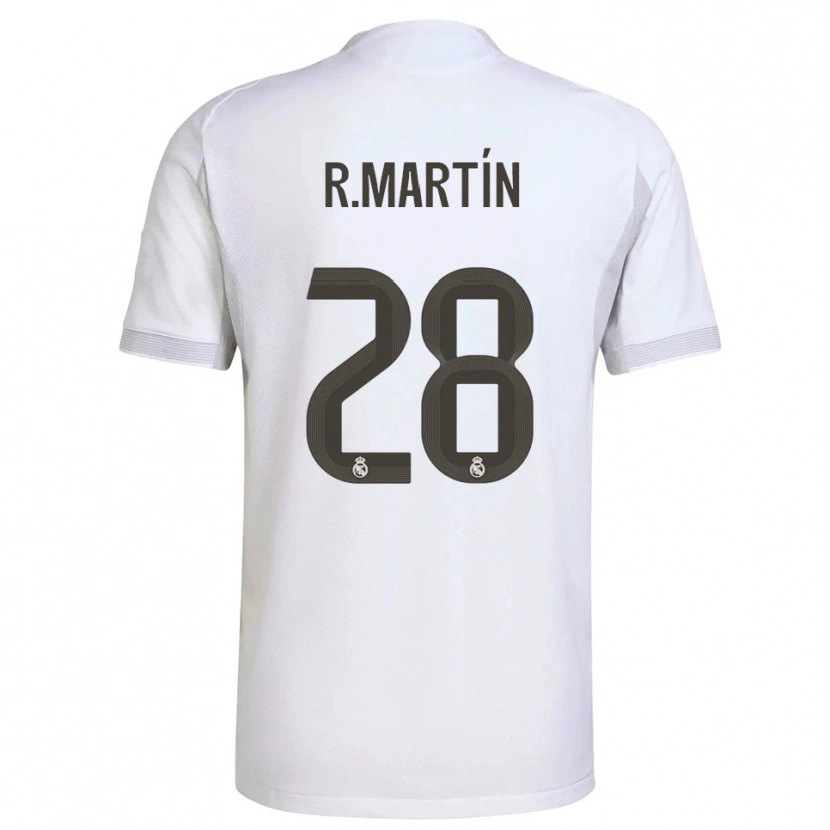Danxen Herren Roberto Martín #28 Weiß Gelb Heimtrikot Trikot 2025/26 T-Shirt Österreich
