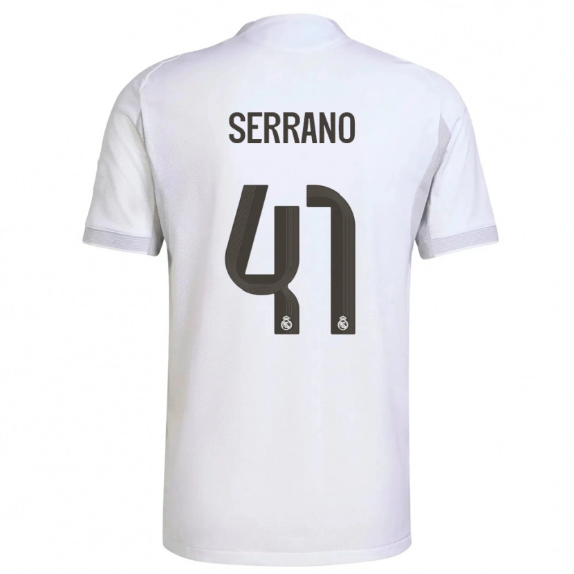 Danxen Herren Manu Serrano #41 Weiß Gelb Heimtrikot Trikot 2025/26 T-Shirt Österreich