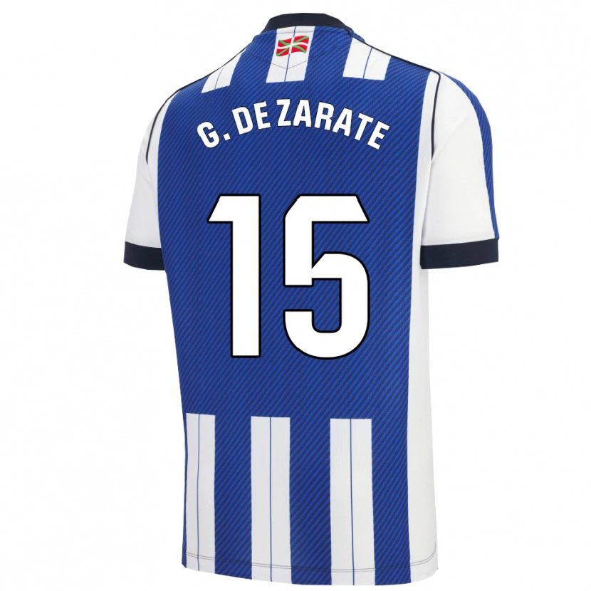Danxen Herren Urko González De Zárate #15 Blau Weiß Heimtrikot Trikot 2025/26 T-Shirt Österreich