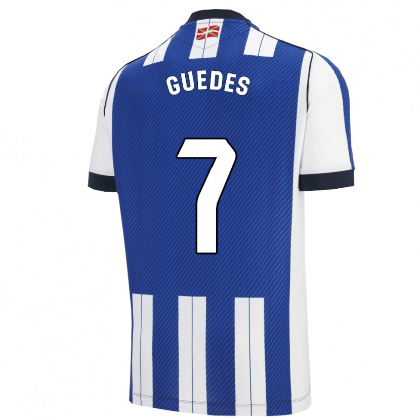Danxen Herren Gonçalo Guedes #7 Blau Weiß Heimtrikot Trikot 2025/26 T-Shirt Österreich