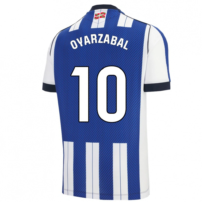 Danxen Herren Mikel Oyarzabal #10 Blau Weiß Heimtrikot Trikot 2025/26 T-Shirt Österreich
