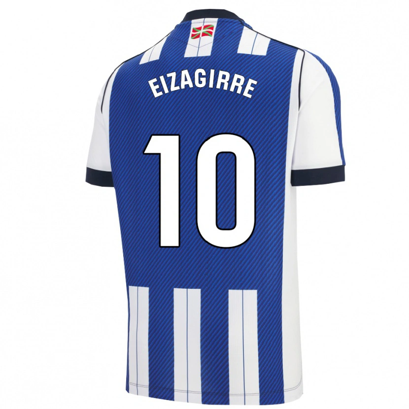 Danxen Herren Nerea Eizagirre #10 Blau Weiß Heimtrikot Trikot 2025/26 T-Shirt Österreich