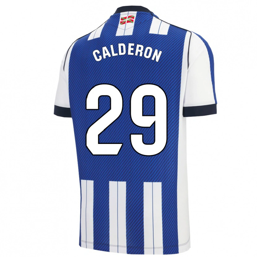 Danxen Herren Iker Calderon #29 Blau Weiß Heimtrikot Trikot 2025/26 T-Shirt Österreich