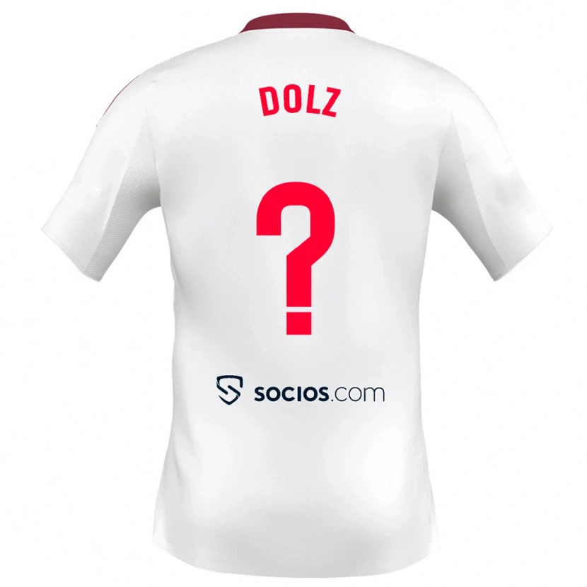 Danxen Herren Marc Dolz #0 Weiß Rot Heimtrikot Trikot 2025/26 T-Shirt Österreich