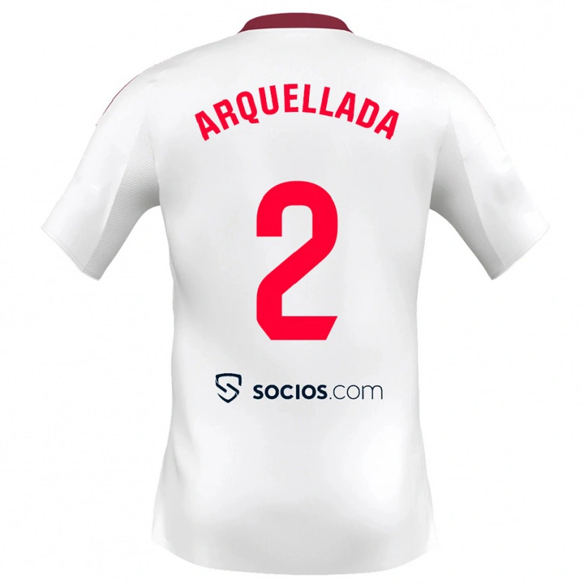 Danxen Herren Álvaro Arquellada #2 Weiß Rot Heimtrikot Trikot 2025/26 T-Shirt Österreich