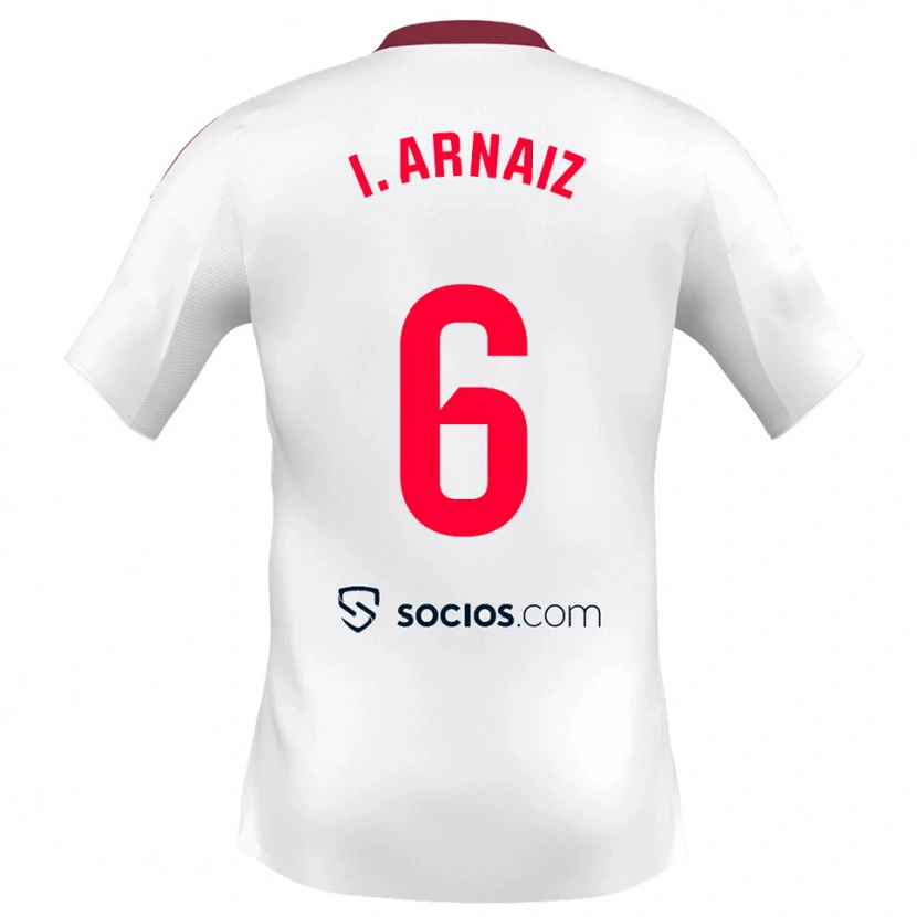 Danxen Herren Iris Arnaiz Gil #6 Weiß Rot Heimtrikot Trikot 2025/26 T-Shirt Österreich